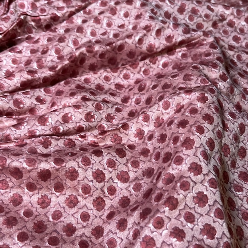 Farida Gupta Pink Patterned Pants XL - Picture 7 of 8